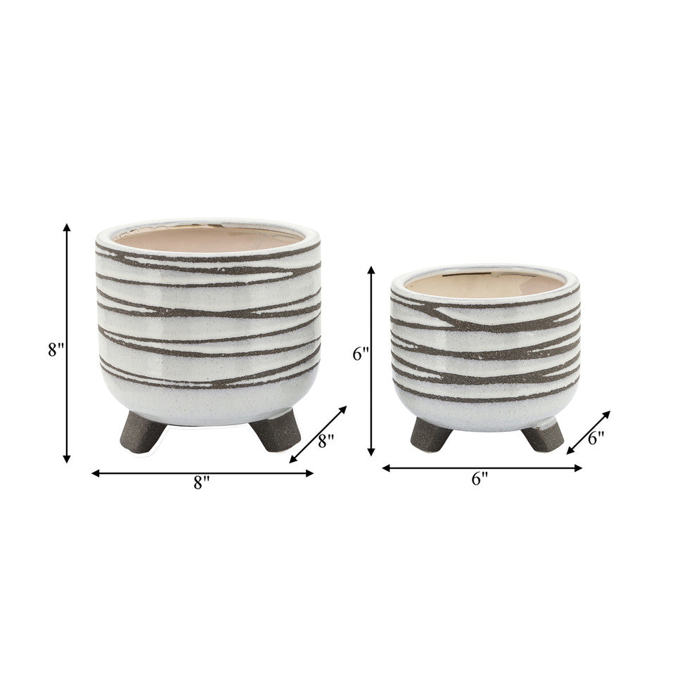 Ceramic Footed Planter